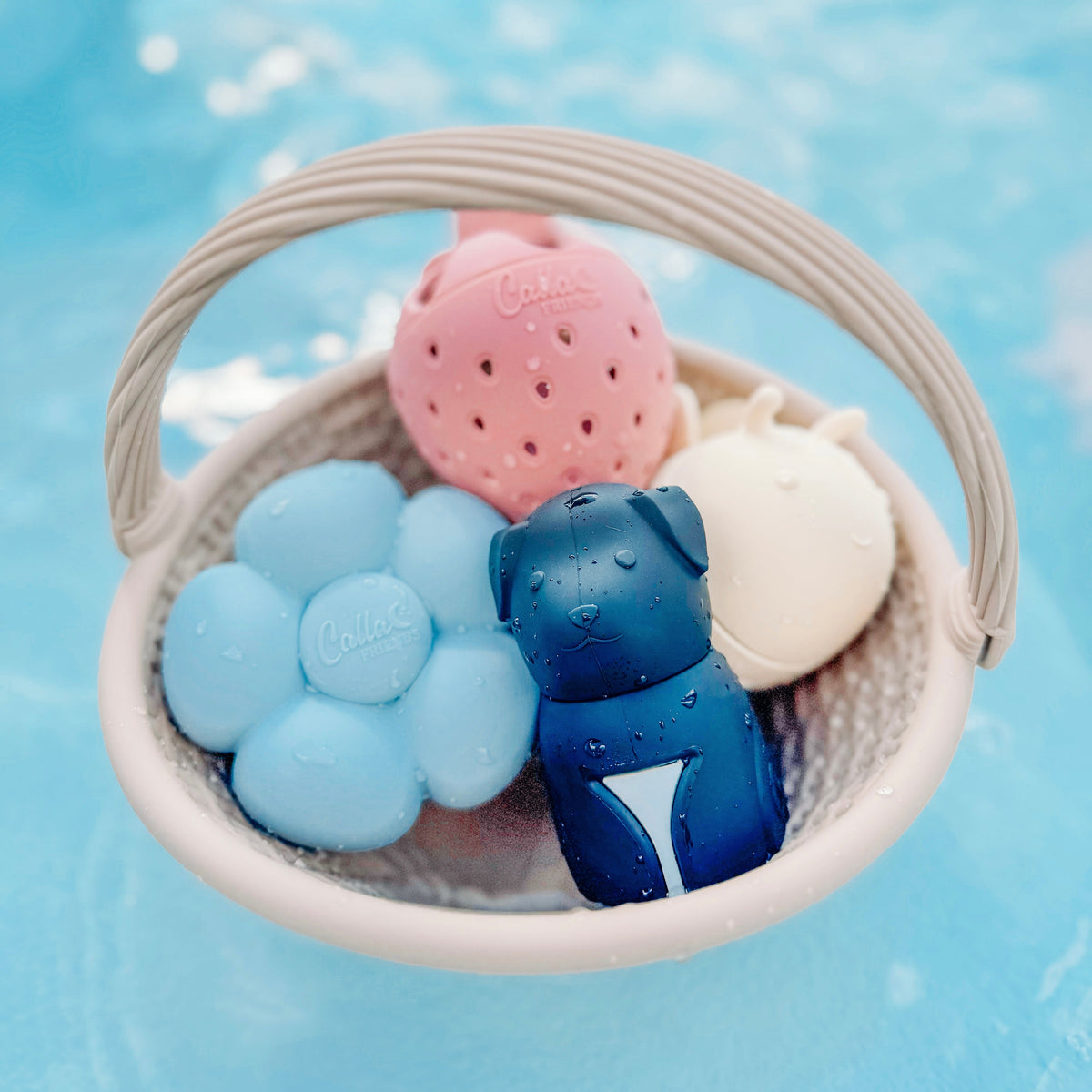 Strawberry Patch Bath Toys — Calla and Friends