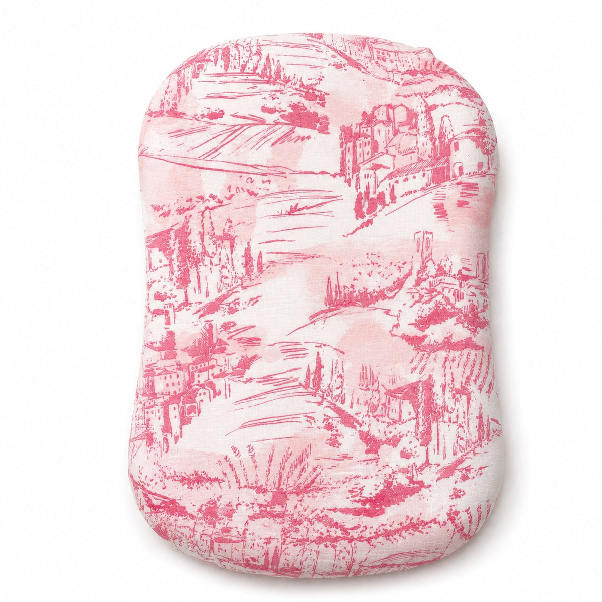 Pink Toile Ruffle Baby Lounger Cover — Little Mae & Co