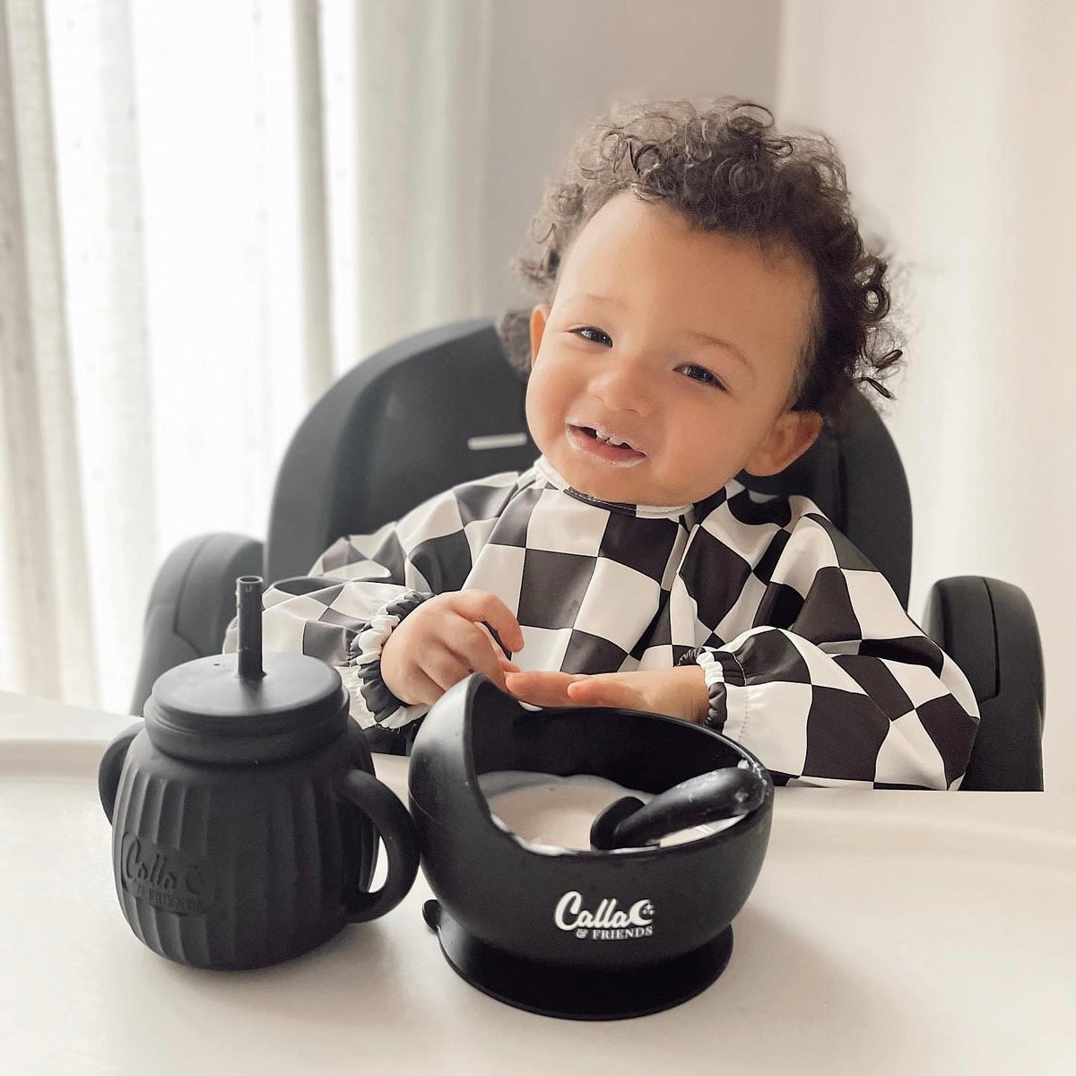 Silicone & Stainless Steel Toddler Utensil Set — Calla and Friends