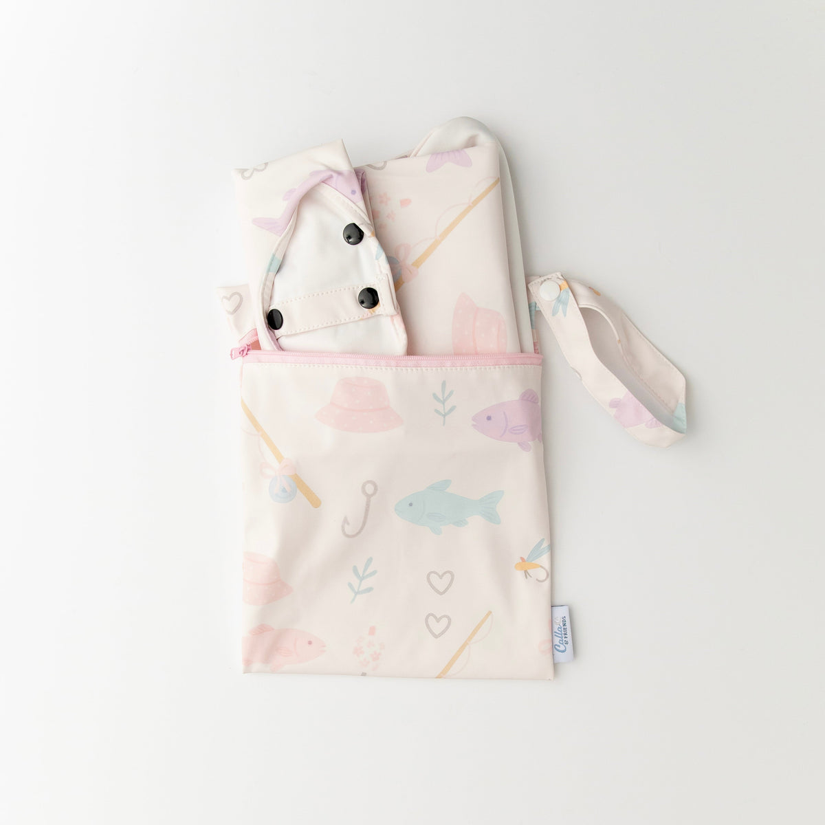 The Grayson Long Sleeve Bib - Lakeside Blooms — Calla and Friends