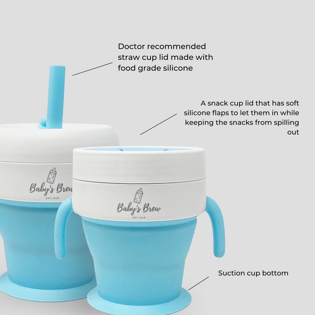 2 In 1 Snack Cups — The Baby's Brew