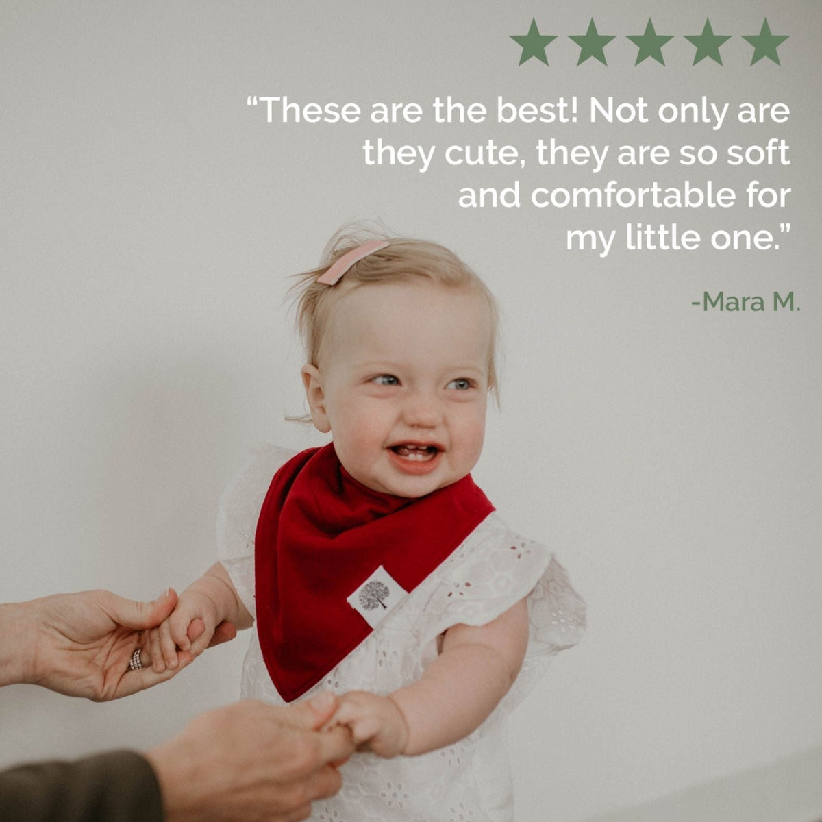 Rose Bandana Bib Set (8 pack) — Parker Baby Co.