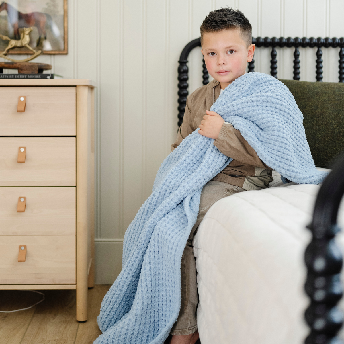 Waffle Knit Toddler Blankets — Saranoni