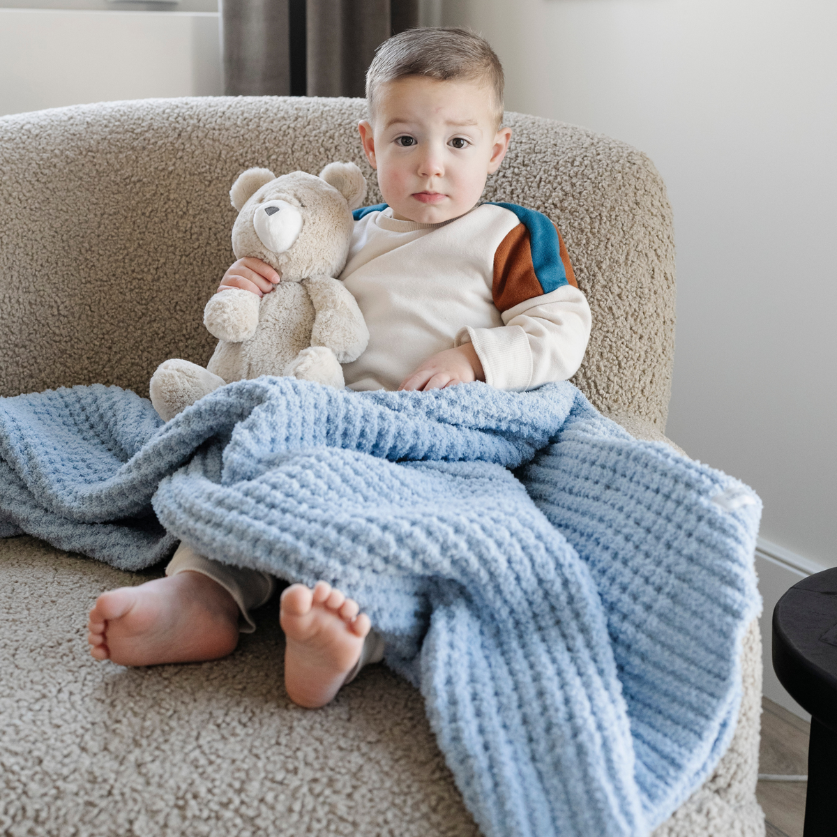 Waffle Knit Toddler Blankets — Saranoni