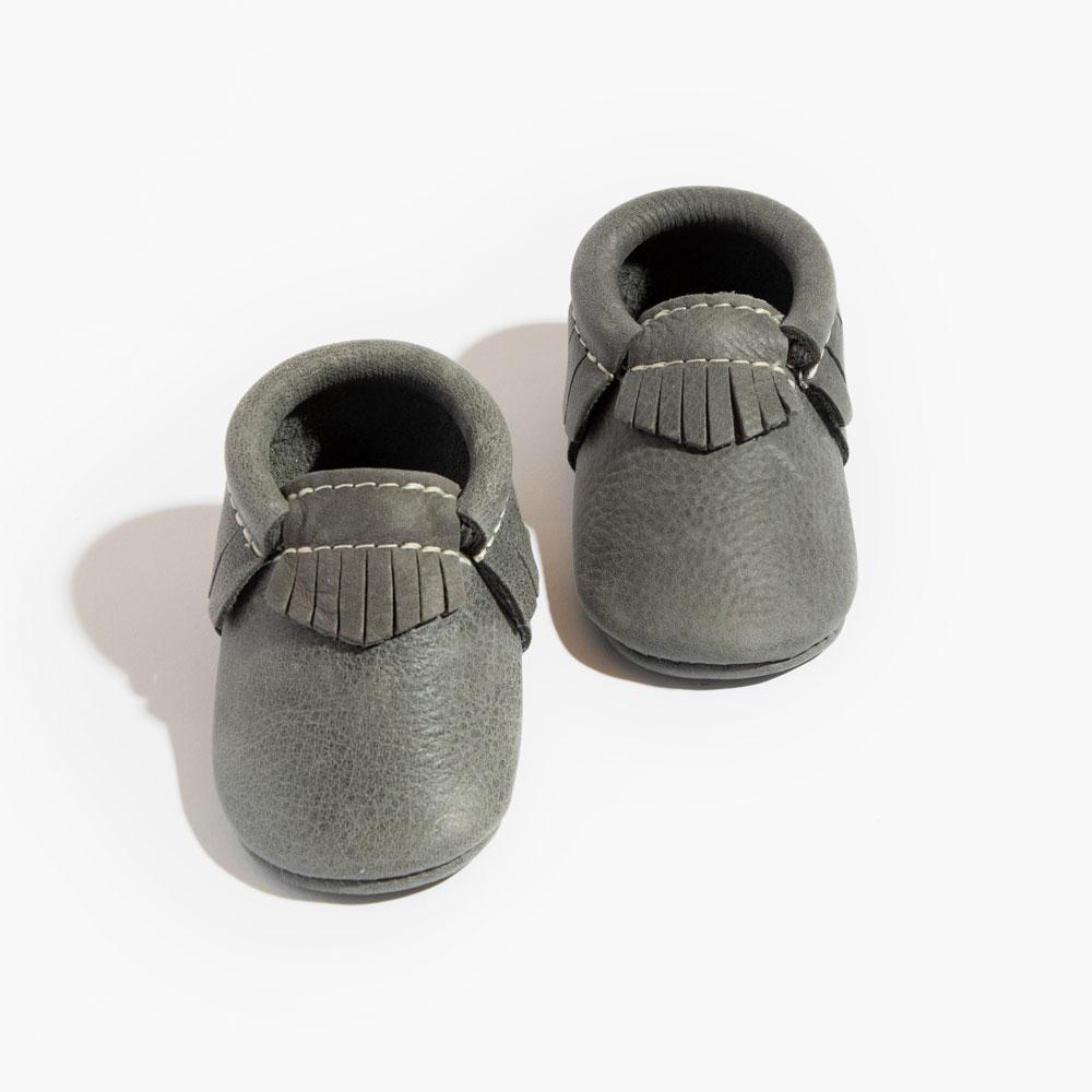 Blue Spruce Moccasin Baby Shoe — Freshly Picked