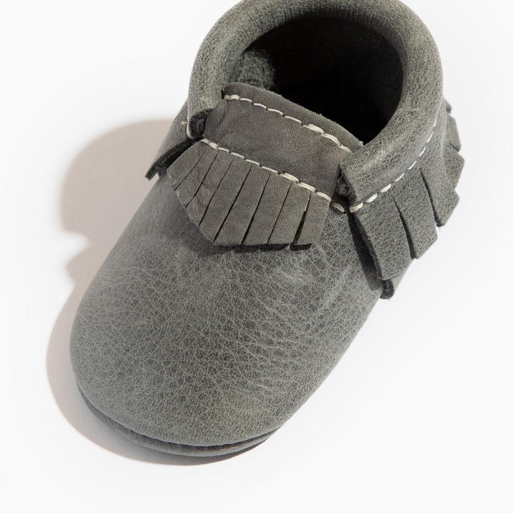 Blue Spruce Moccasin Baby Shoe — Freshly Picked