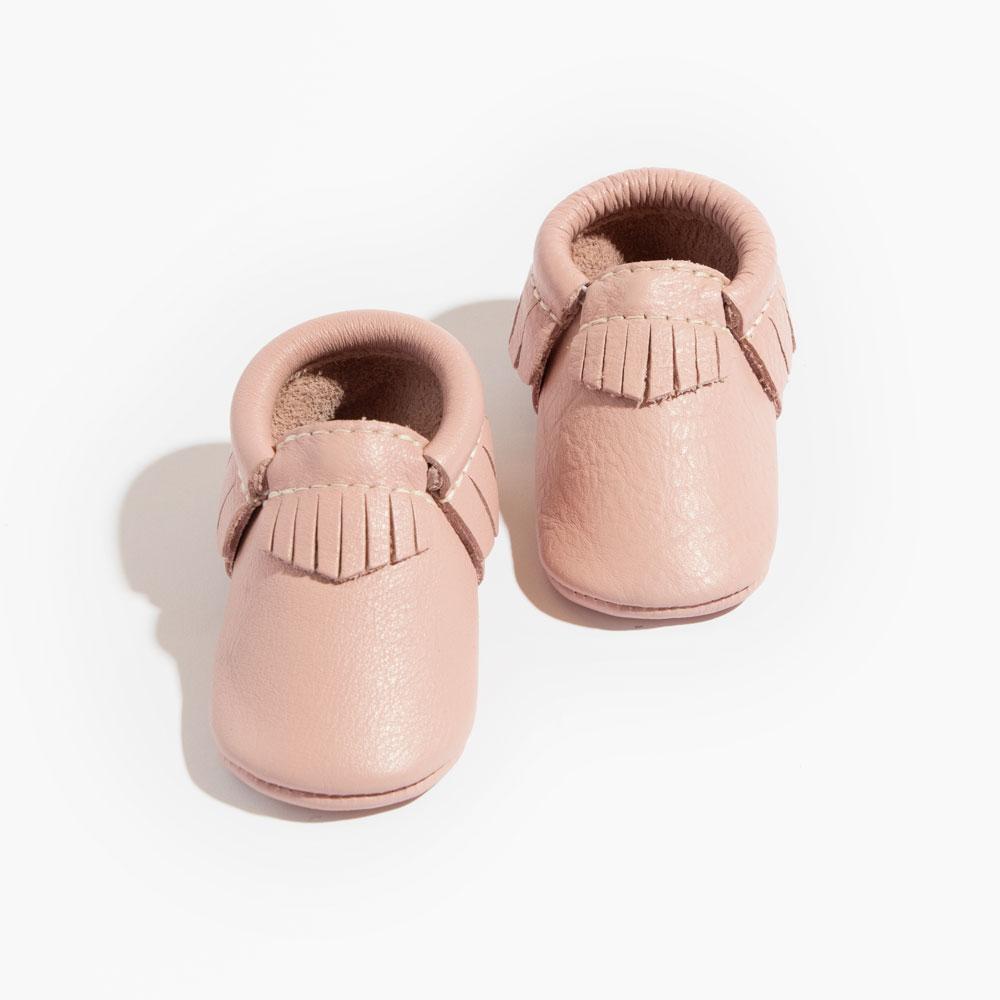 Blush Moccasin Baby Shoe — Freshly Picked