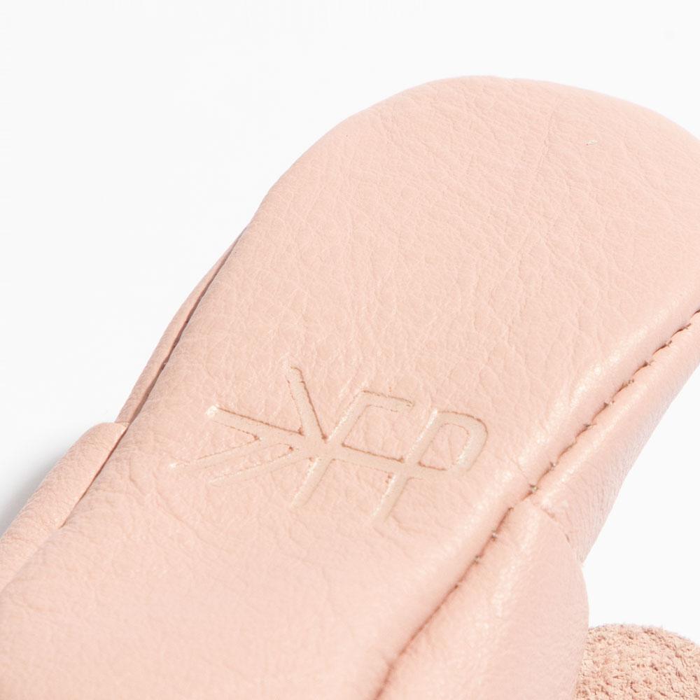 Blush Knotted Bow Baby Shoe — Freshly Picked