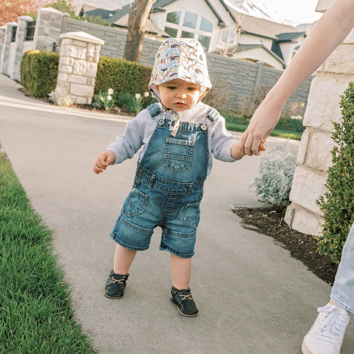 Ebony Oxford Baby Shoe — Freshly Picked