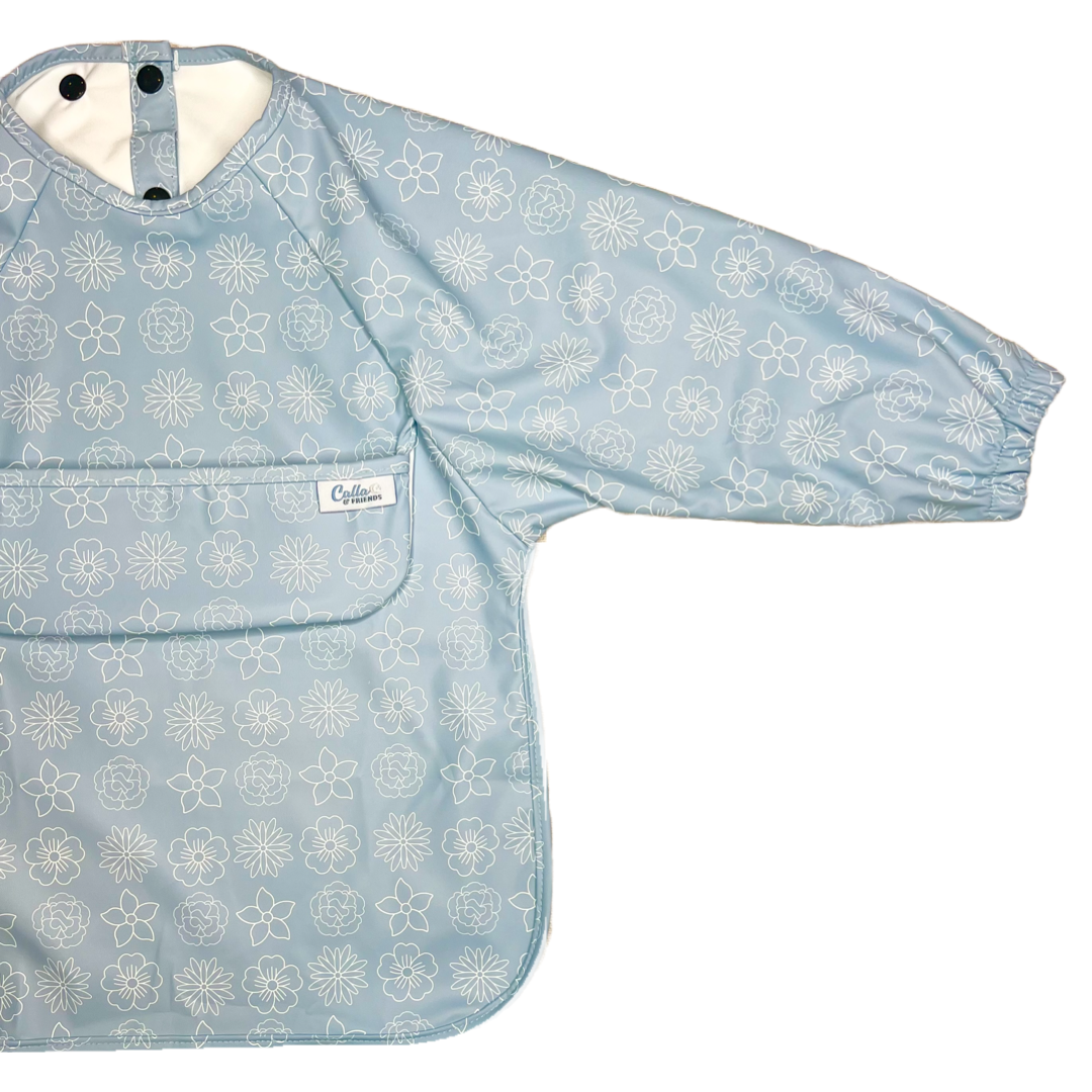 The Grayson Long Sleeve Bib - Blossom — Calla and Friends