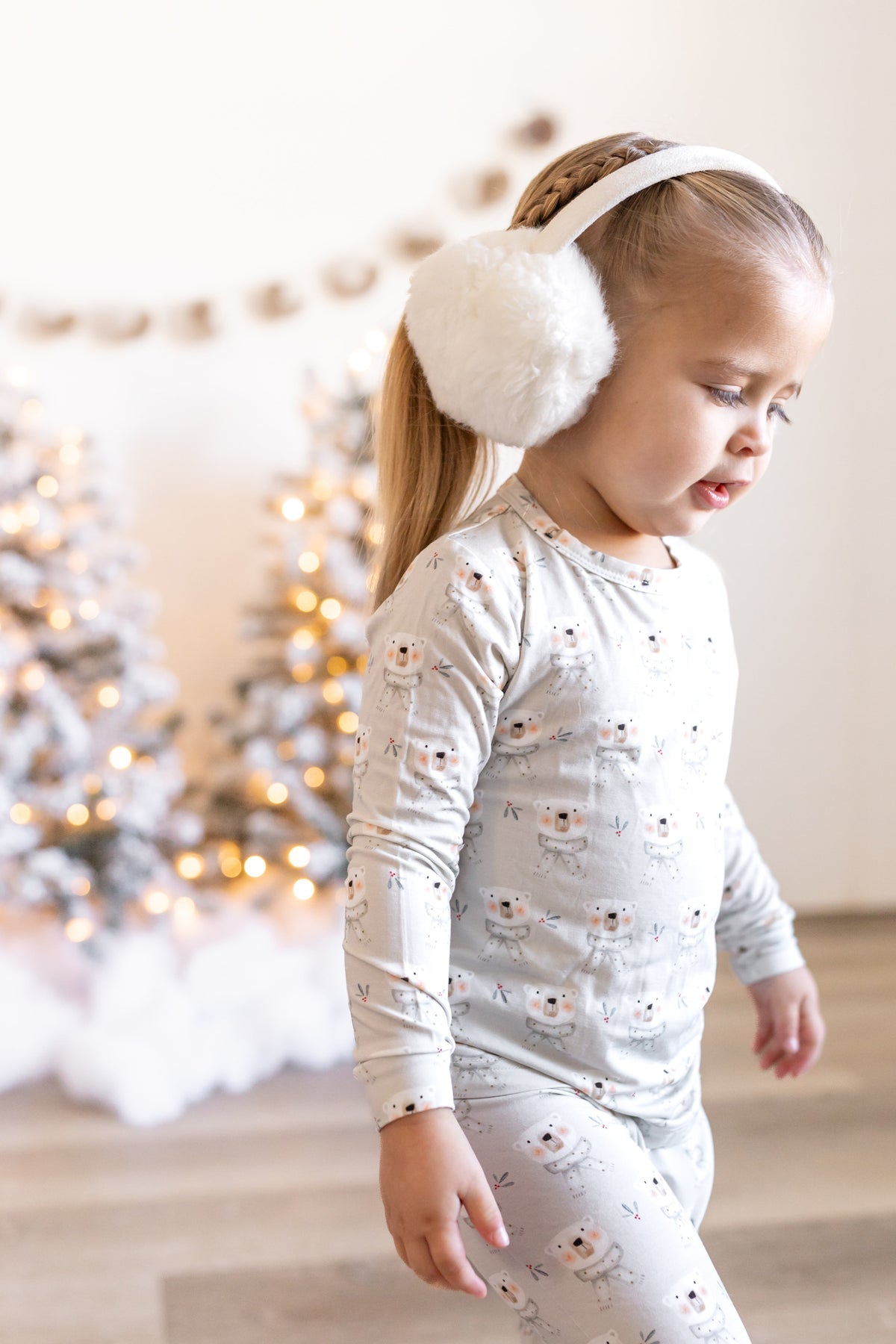 Polar Bear 2pc Bamboo Pajamas — Little Joy Co.