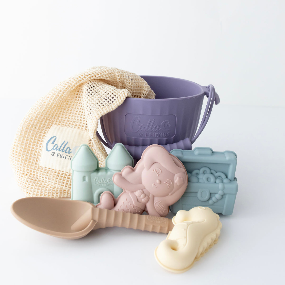 Mermaid's Cove Silicone Beach Toy Set — Calla and Friends