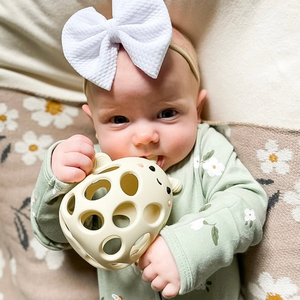Garden Party Collection - Honey Bee Teether — Calla and Friends