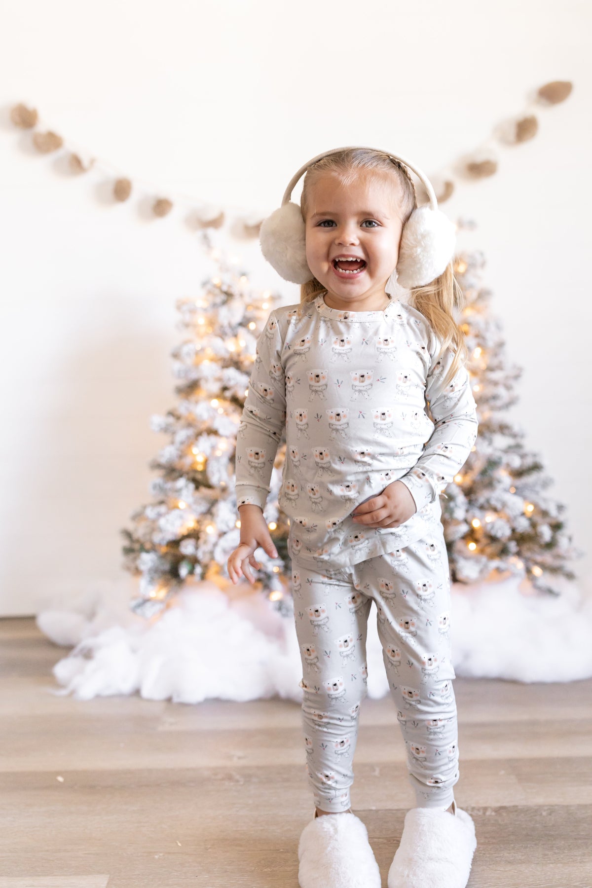 Polar Bear 2pc Bamboo Pajamas — Little Joy Co.