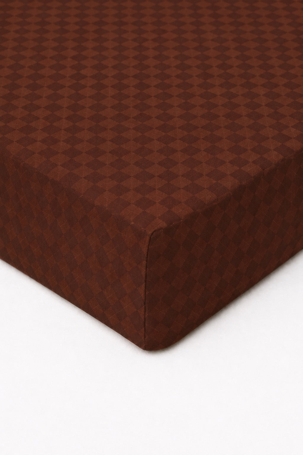Brown Diamond Crib Sheet — Little Mae & Co