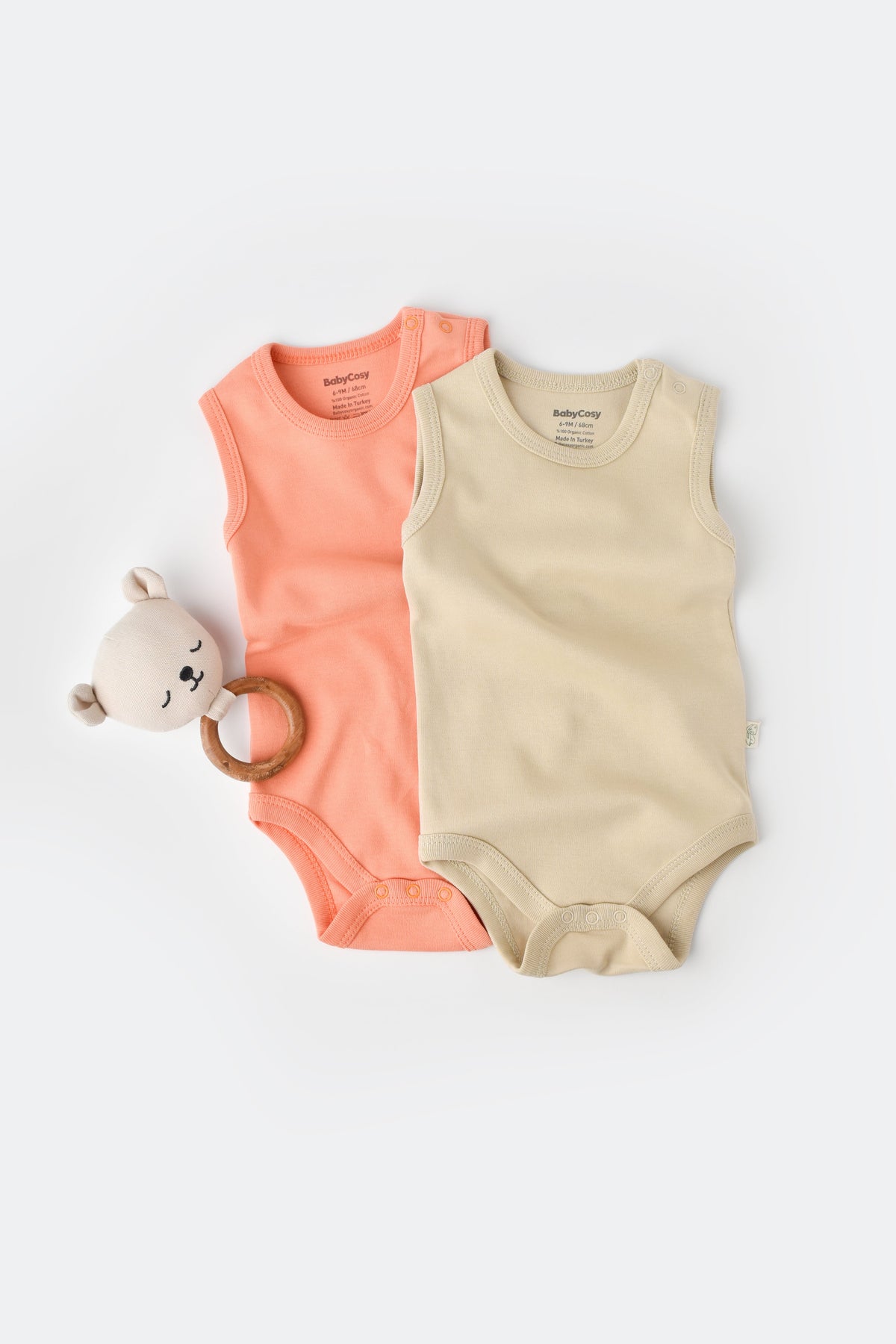 Organic Sleeveless Bodysuit — Honey and Hive