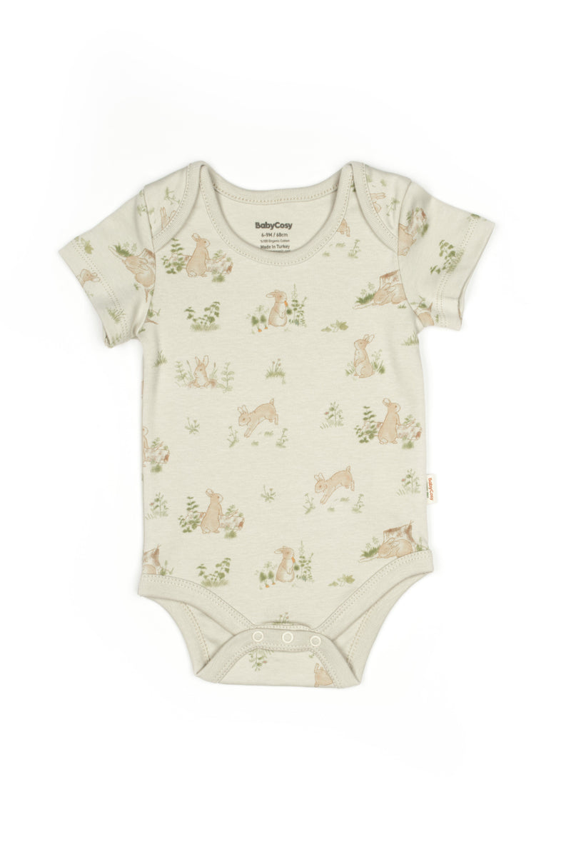 Bunny Short Sleeve Bodysuit — Honey and Hive