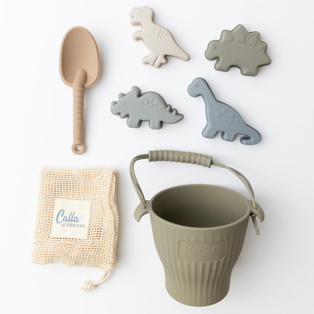 Dominic’s Dinos Silicone Beach Toy Set — Calla and Friends