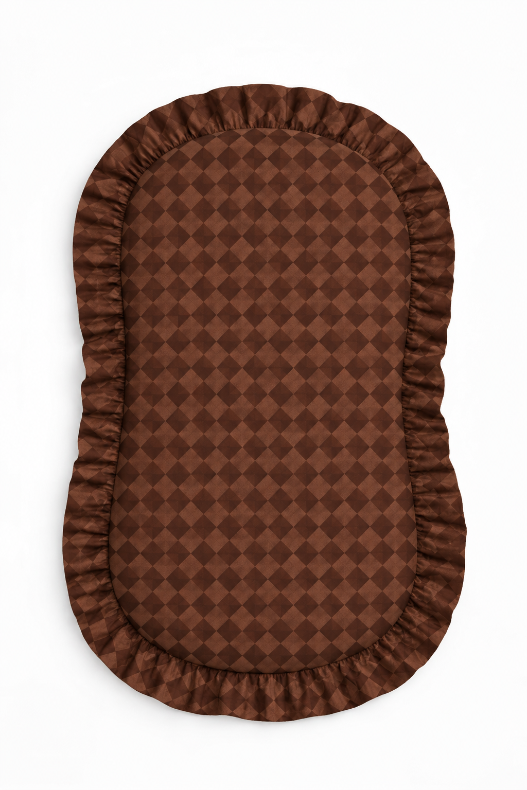Brown Mocha Diamond Baby Lounger Cover — Little Mae & Co