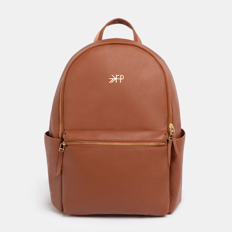 Cognac Classic City Diaper Bag II — Freshly Picked