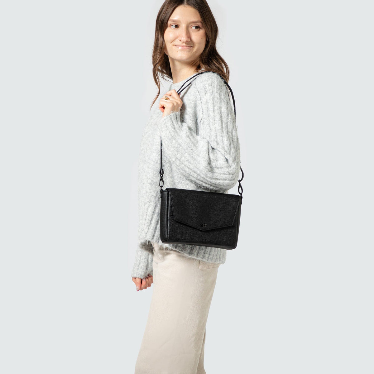 Ebony Classic Crossbody — Freshly Picked