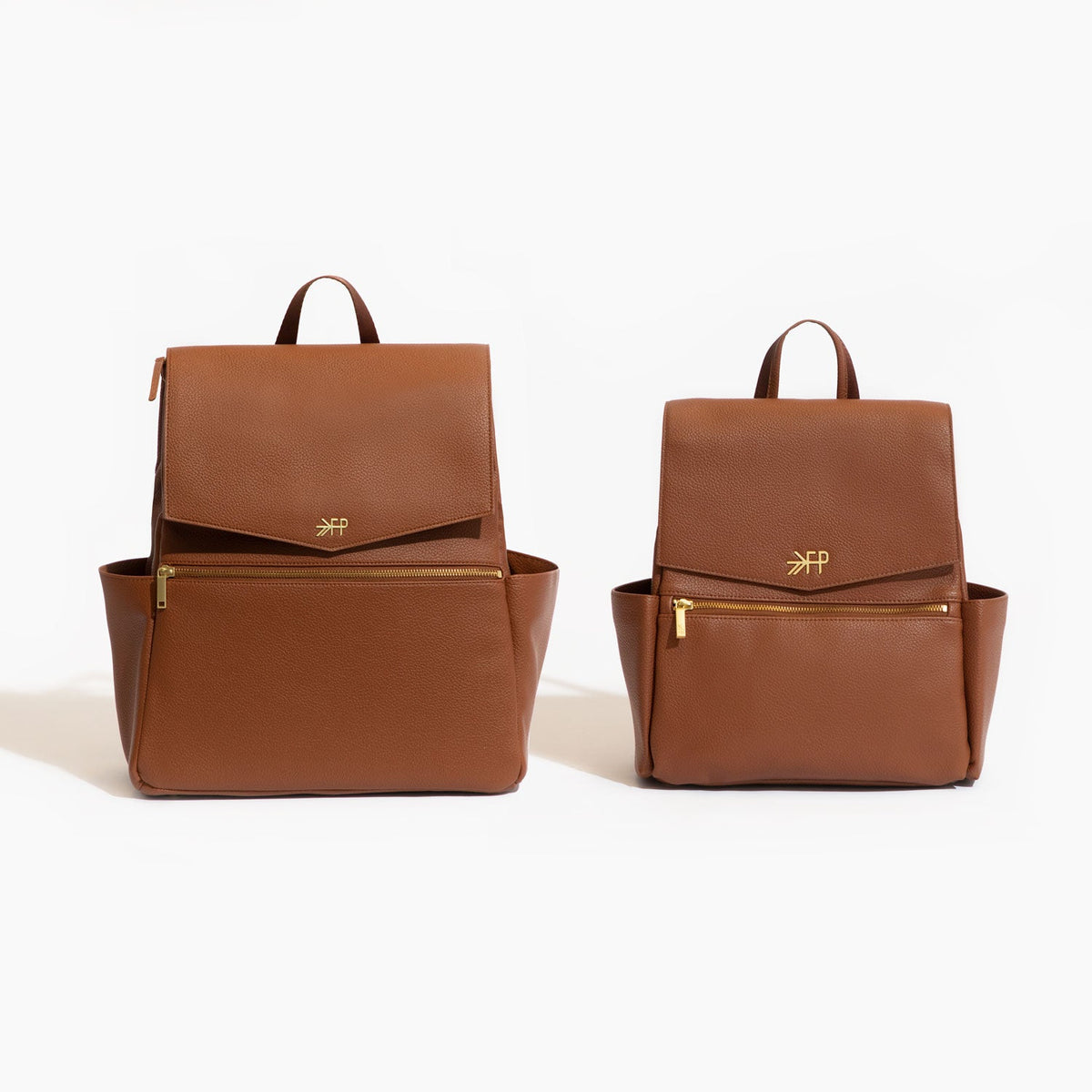Cognac Mini Classic Diaper Bag II — Freshly Picked
