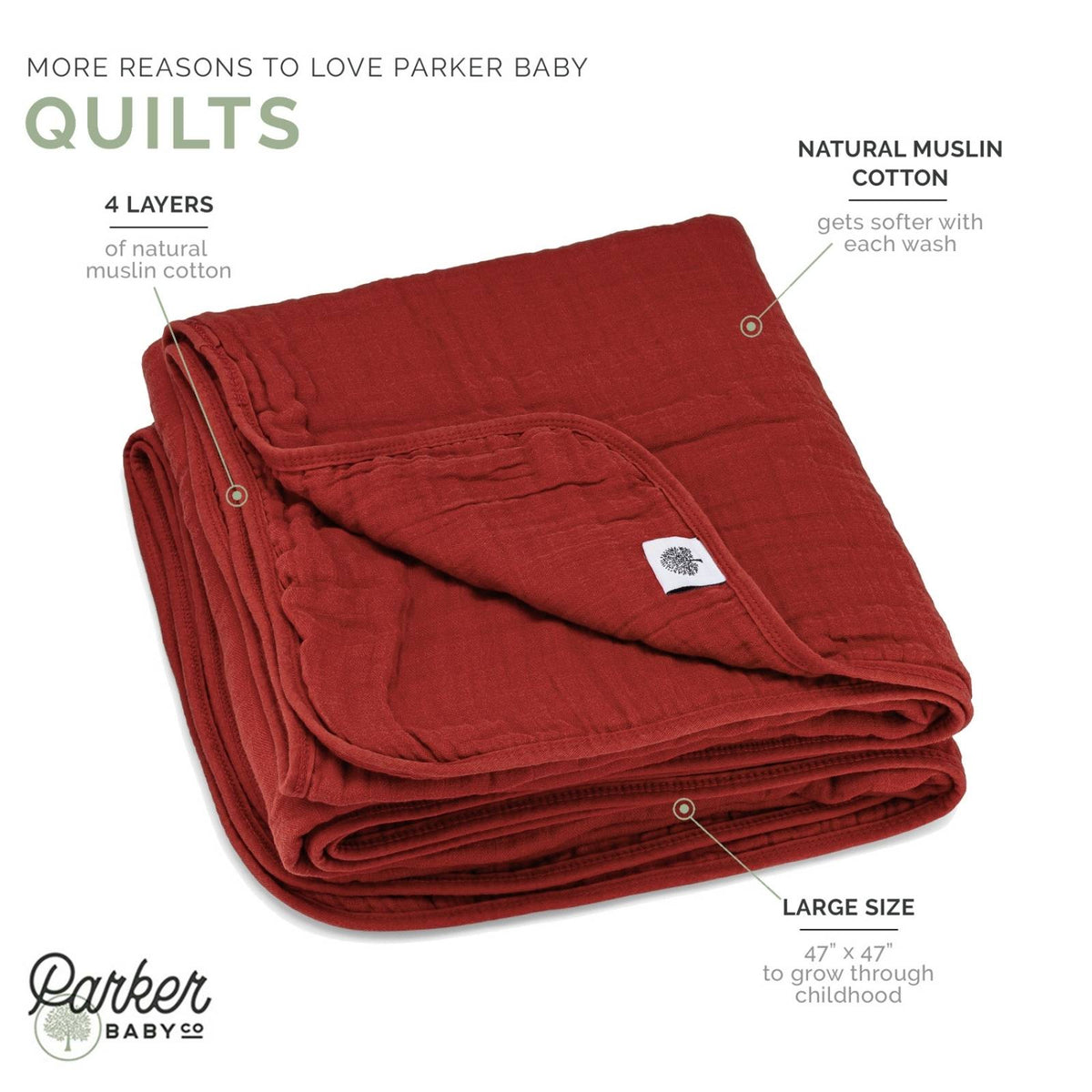 Crimson Quilt — Parker Baby Co.