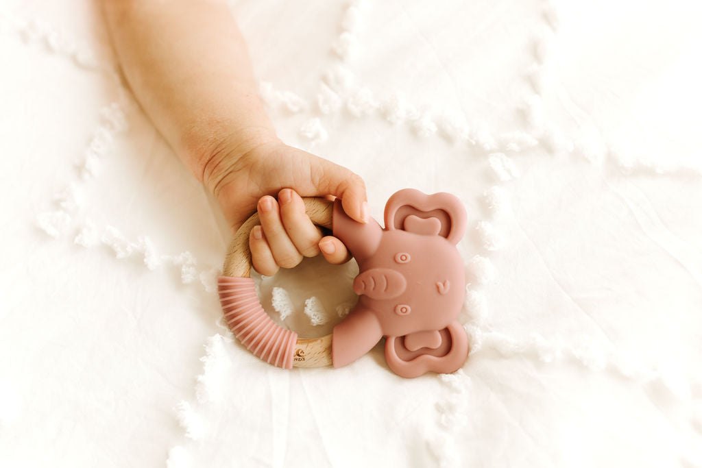 Elephant Silicone Teether — Calla and Friends