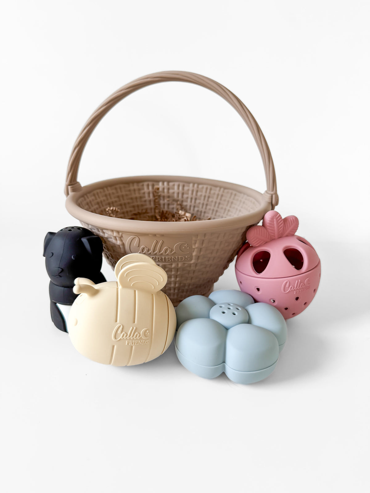 Strawberry Patch Bath Toys — Calla and Friends