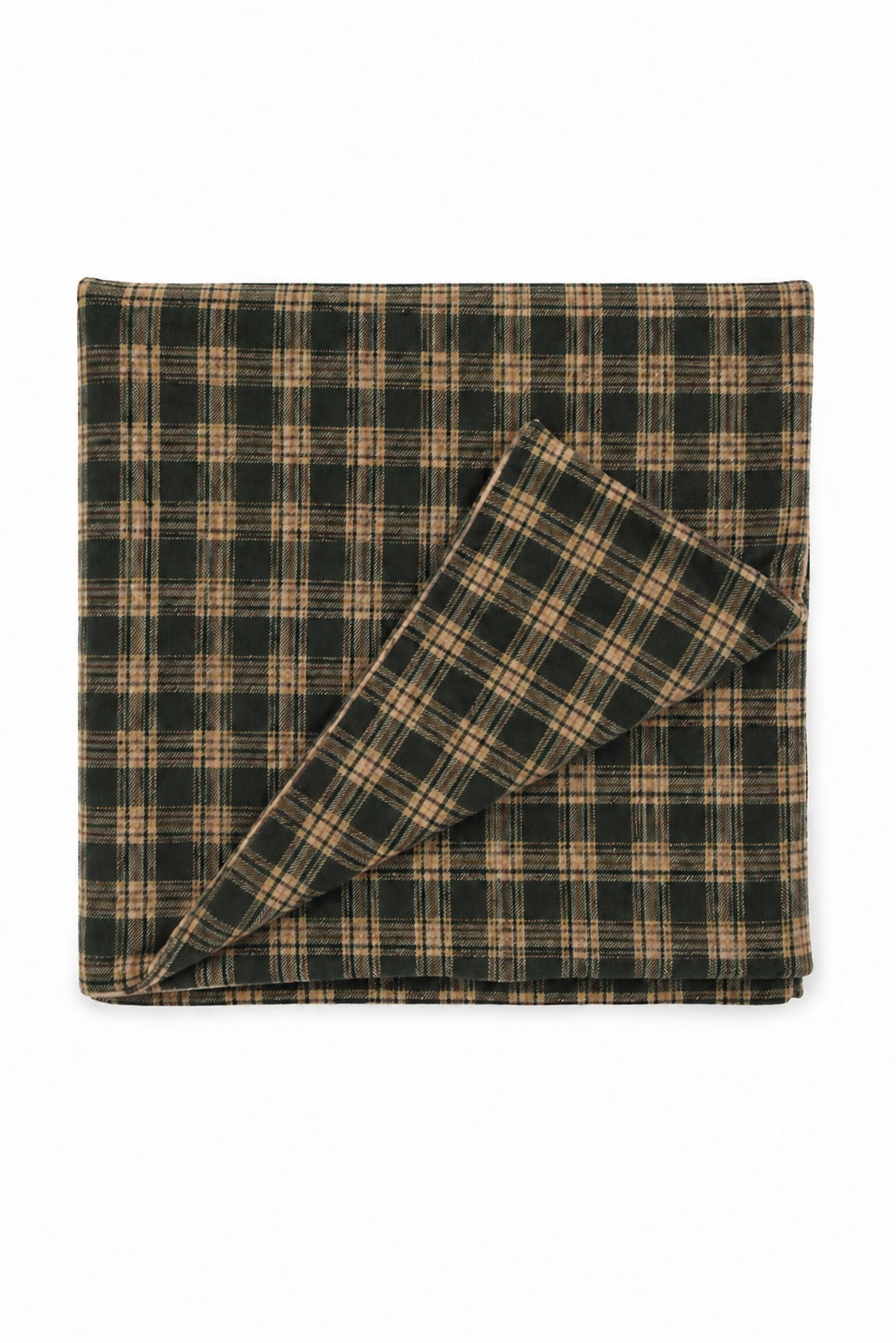 Green Plaid Crib Quilted Blanket — Little Mae & Co
