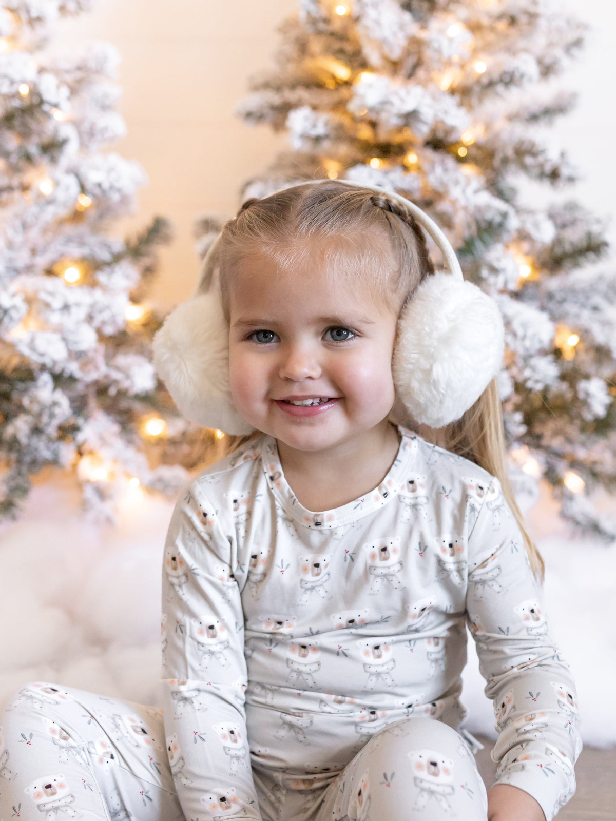 Polar Bear 2pc Bamboo Pajamas — Little Joy Co.