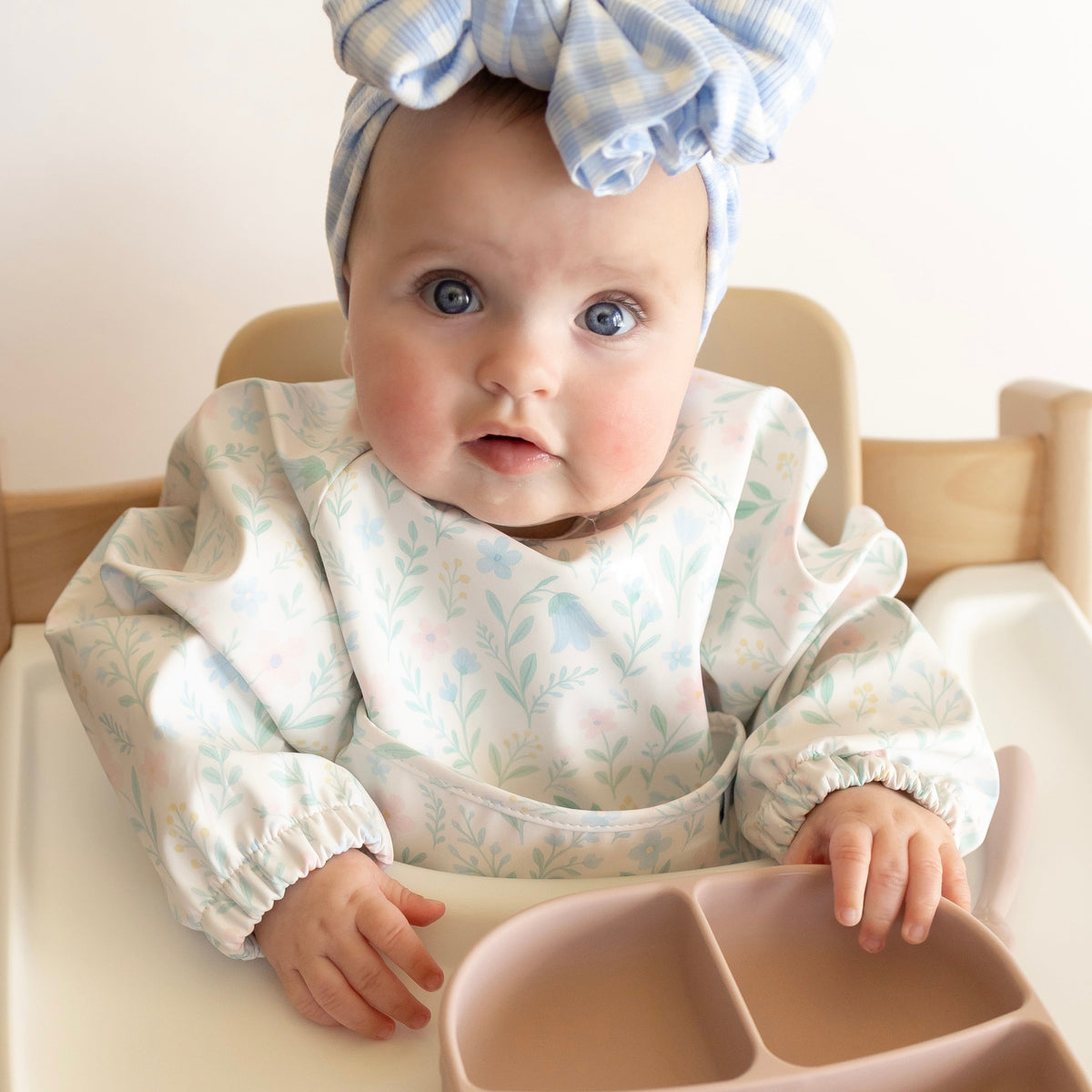The Grayson Long Sleeve Bib - Wildflower Dreams — Calla and Friends