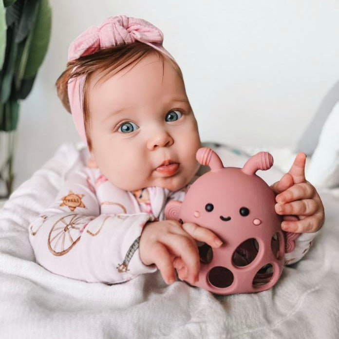Garden Party Collection - Honey Bee Teether — Calla and Friends