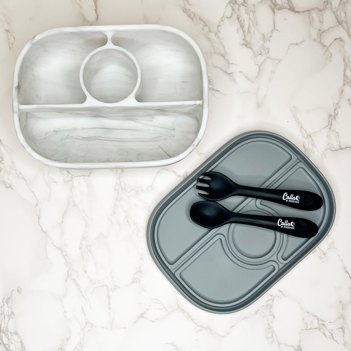 Hayden Bento Box - Marble White — Calla and Friends