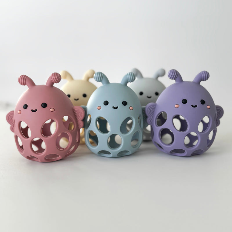 Garden Party Collection - Honey Bee Teether — Calla and Friends