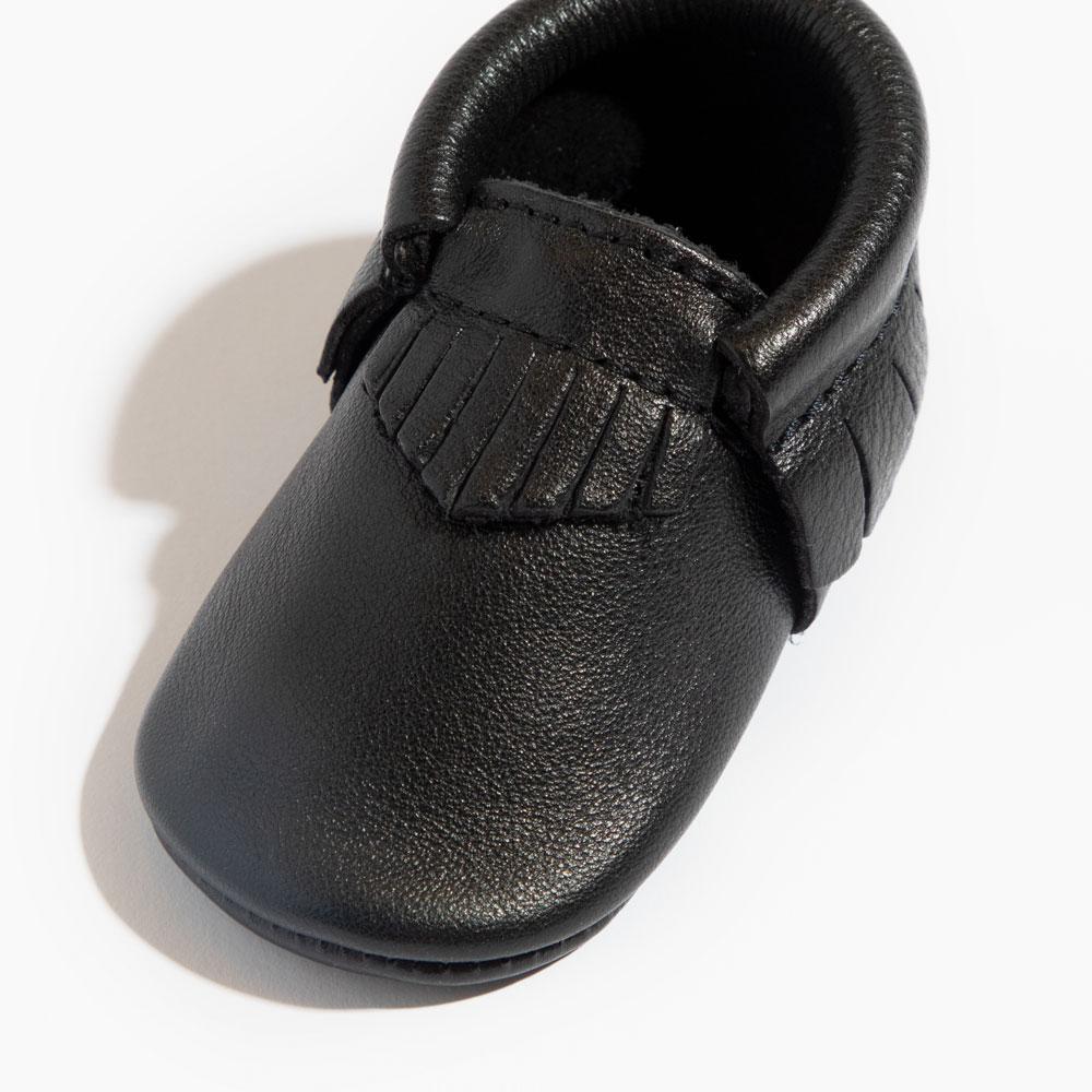 Ebony Moccasin Baby Shoe — Freshly Picked