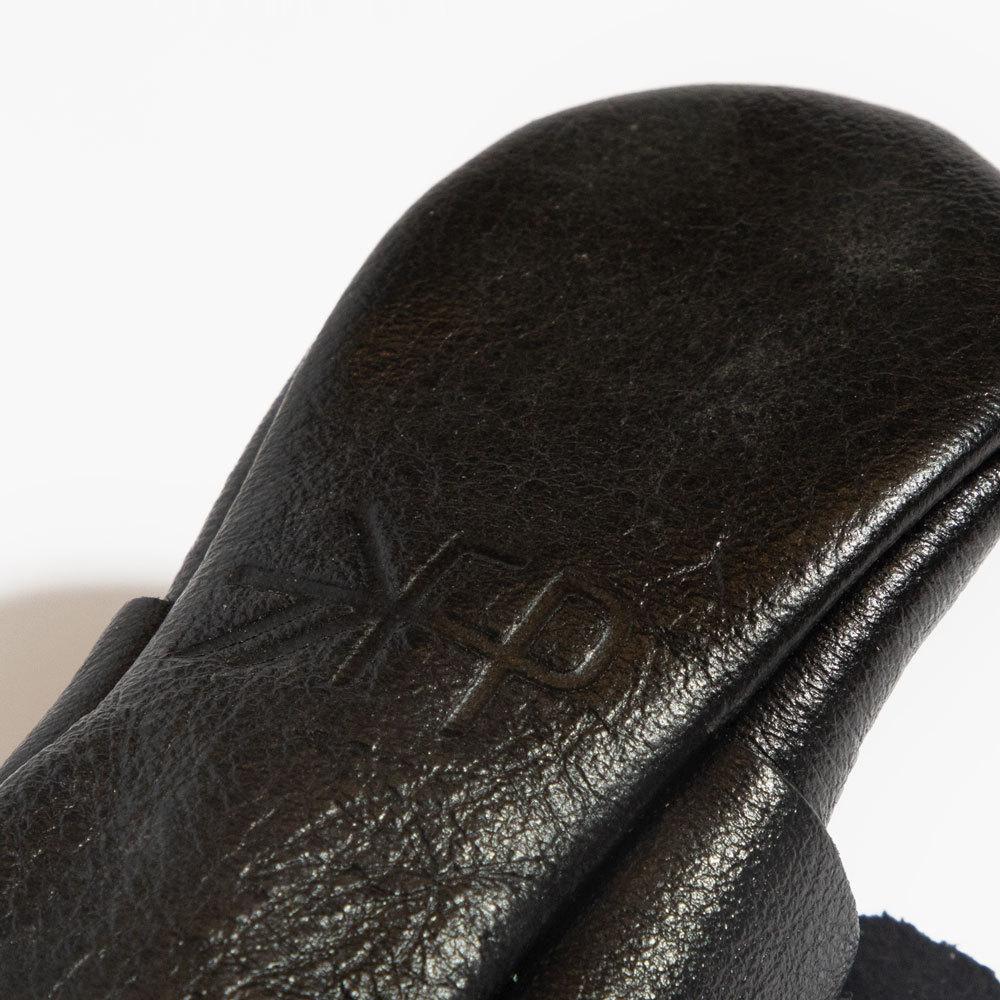 Ebony Knotted Bow Baby Shoe — Freshly Picked