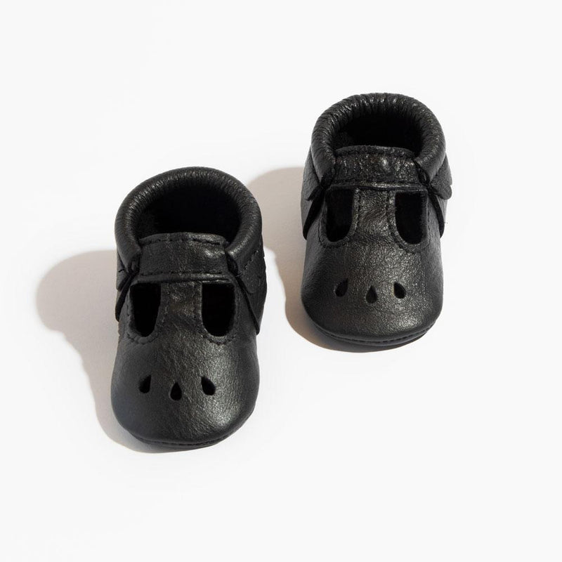 Ebony Mary Jane Baby Shoe — Freshly Picked