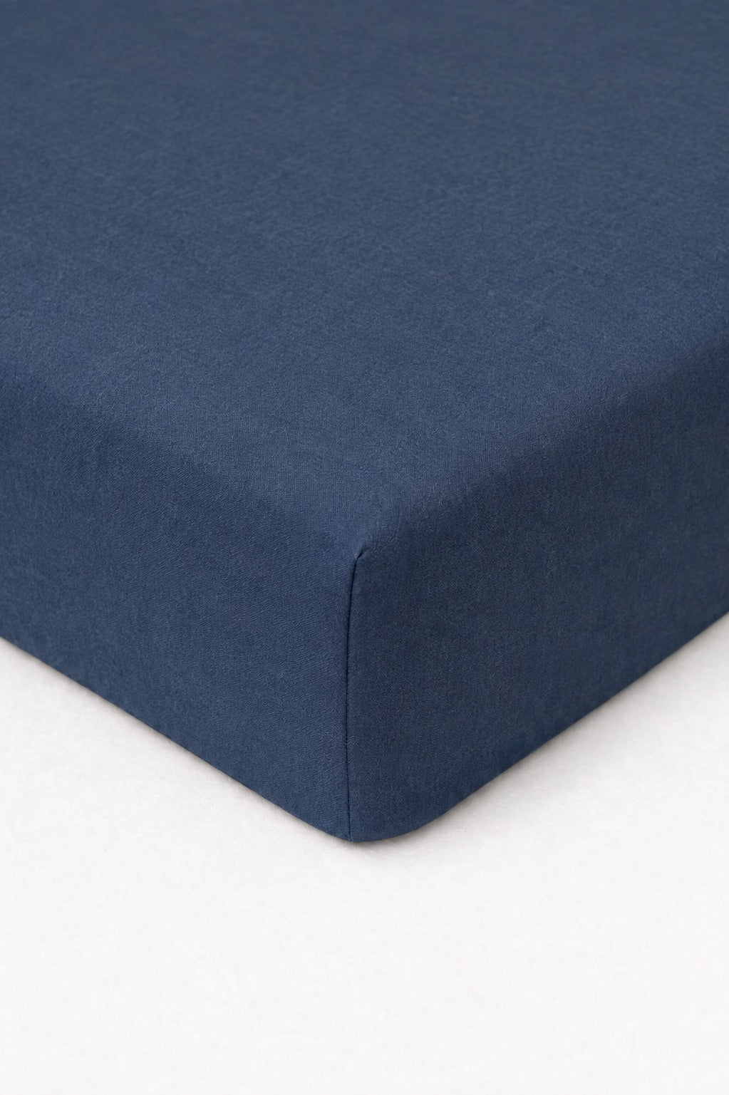 Dark Denim Crib Sheet — Little Mae & Co
