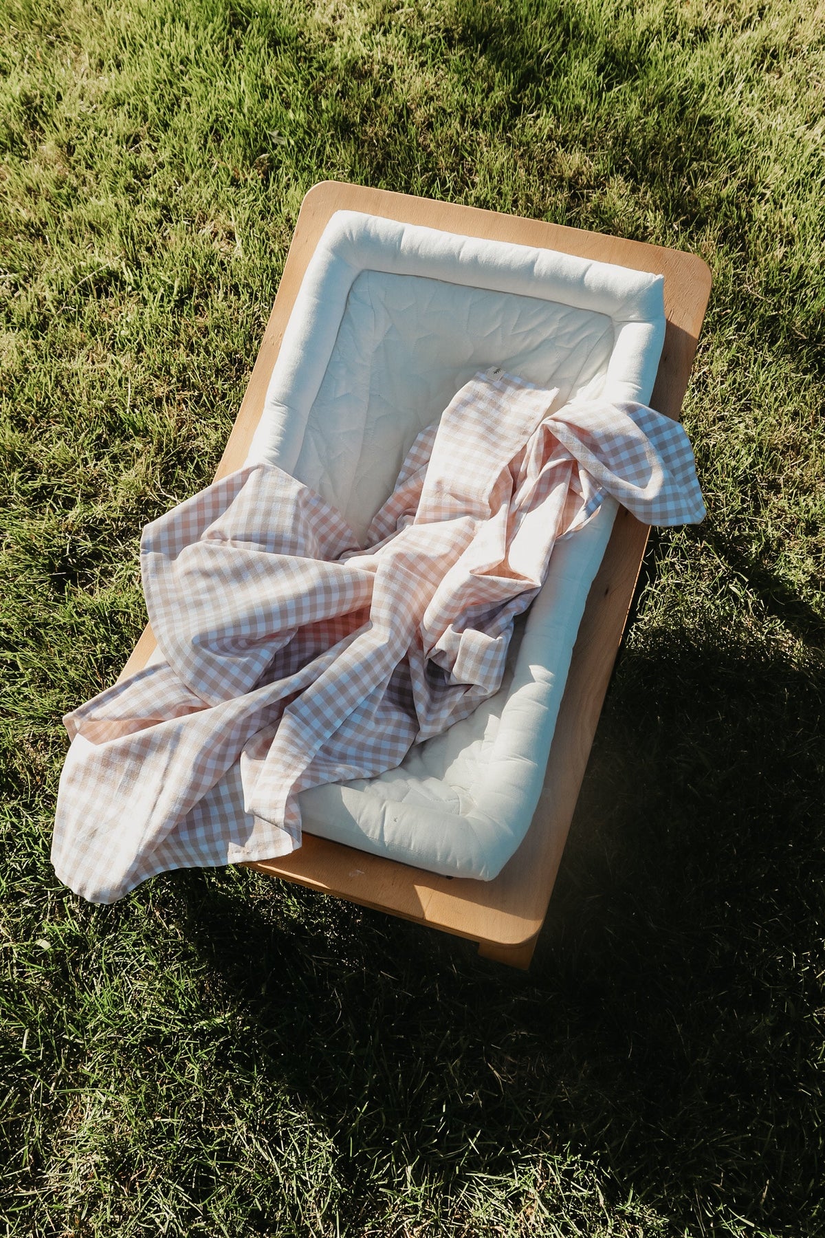Haven Ghingham Blanket — Little Mae & Co