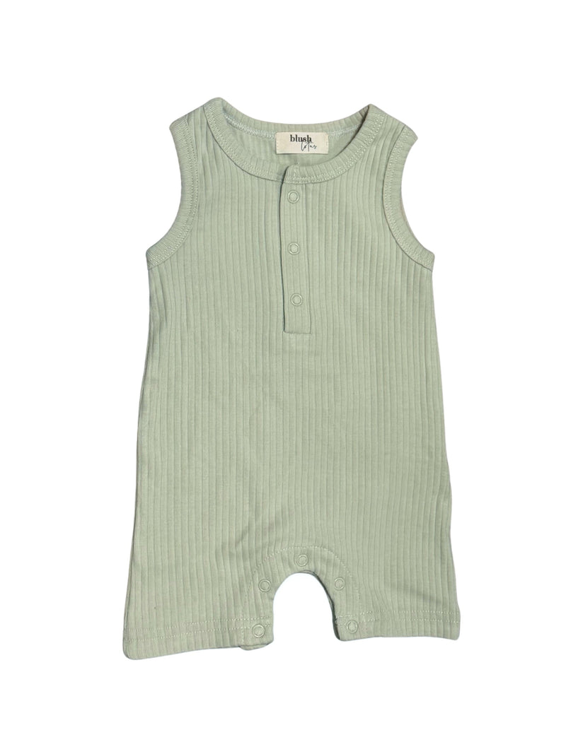 Merrick Romper - Pistachio — Blush Lotus