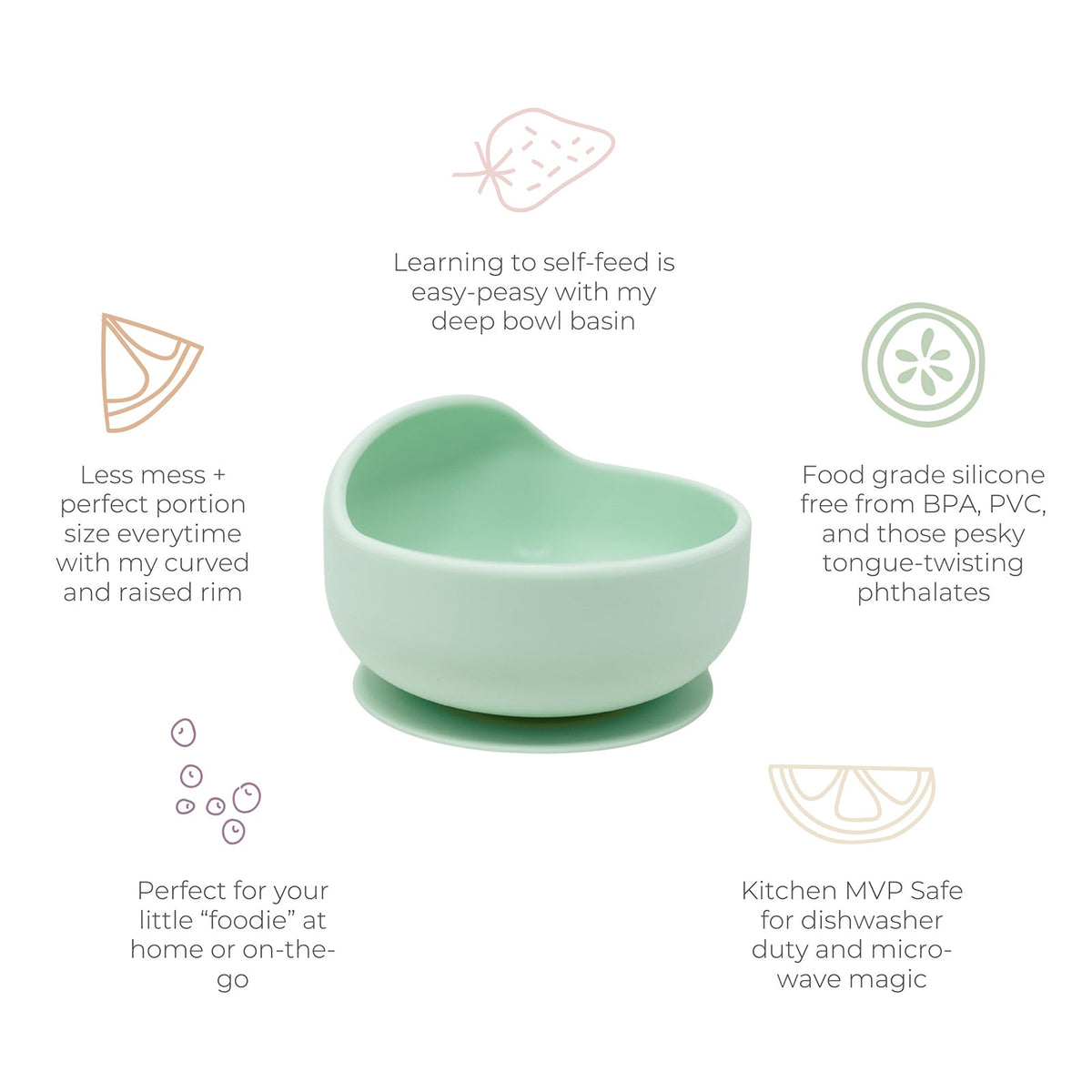 Stayful Silicone Bowl — The Baby's Brew