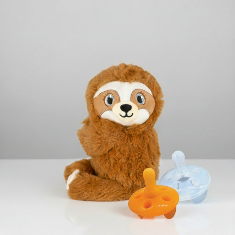 Baby Shusher Sloth Plush Sound Machine + 2 Shushie Pacifiers Bundle — Shusher