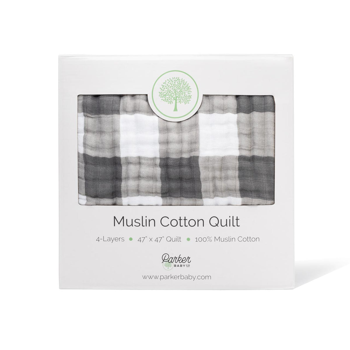 Gray Buffalo Quilt — Parker Baby Co.