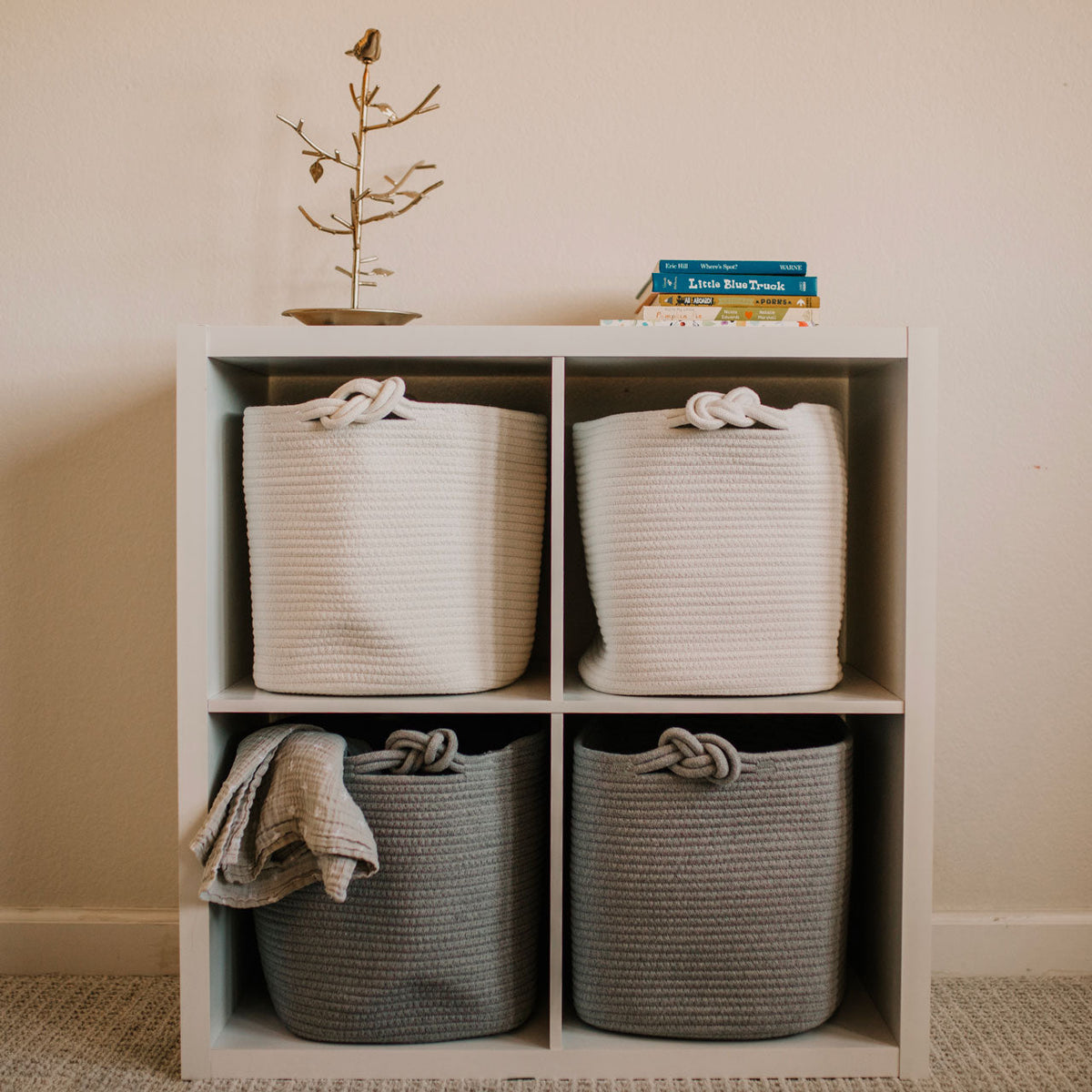 Rope Cube Storage Basket — Parker Baby Co.