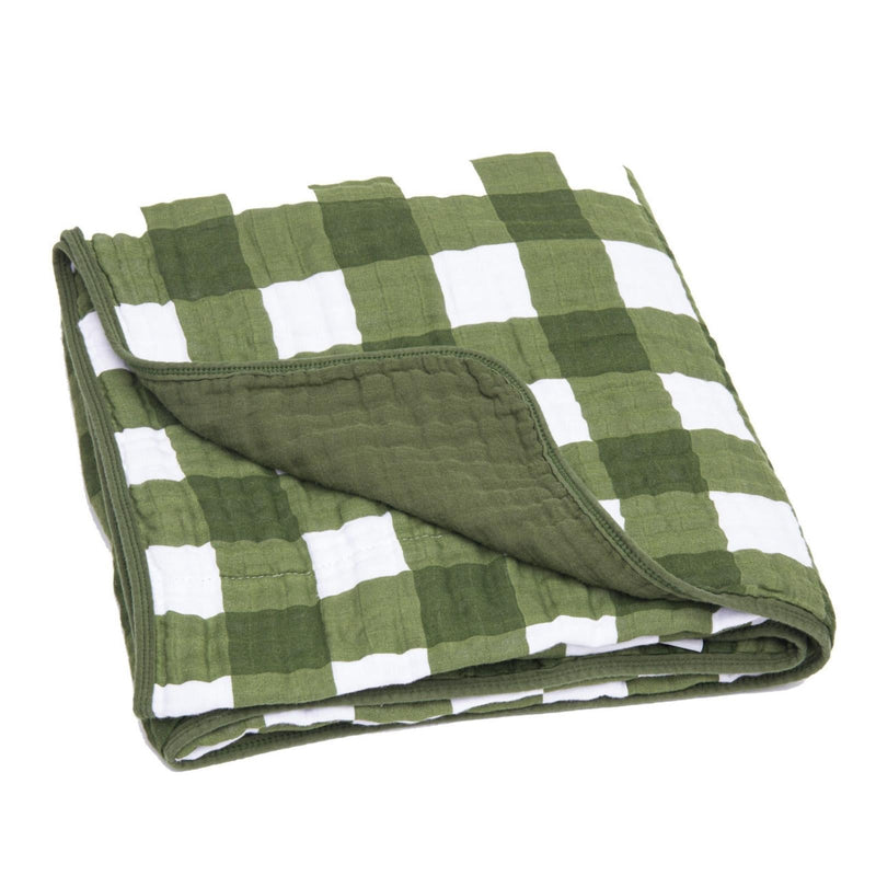 Green Buffalo Quilt — Parker Baby Co.