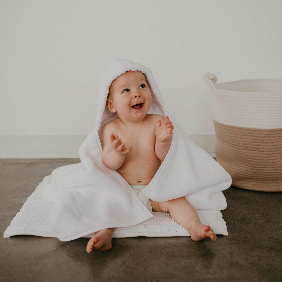 Hooded Bath Towel — Parker Baby Co.