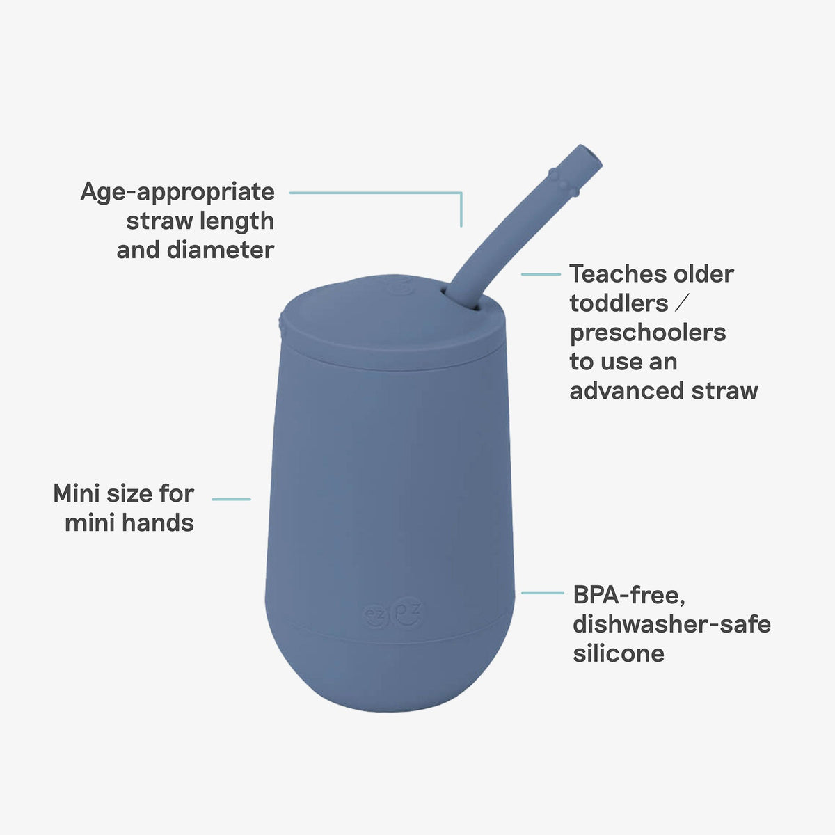 Happy Cup + Straw System — ezpz