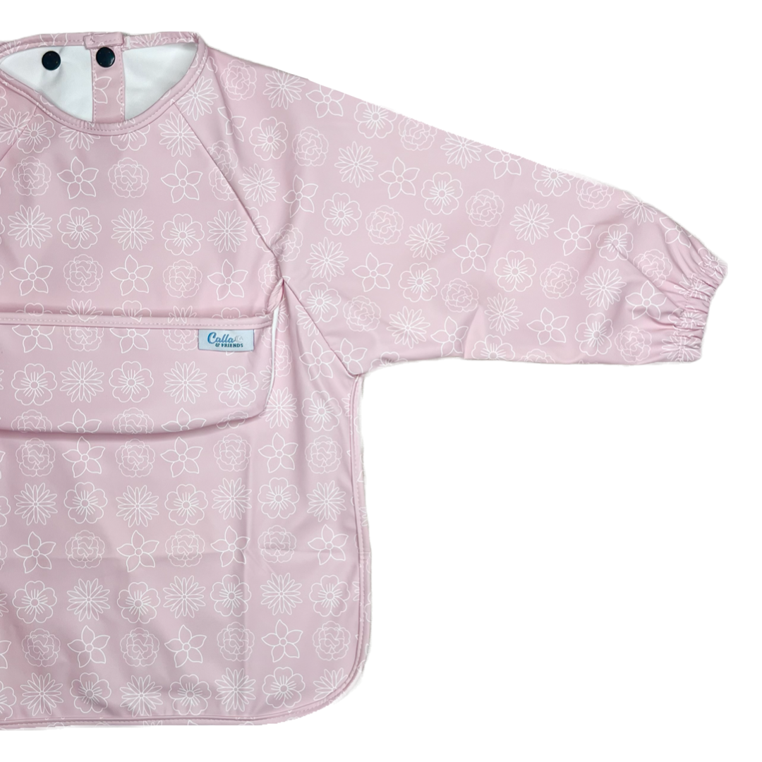 The Grayson Long Sleeve Bib - Blossom — Calla and Friends