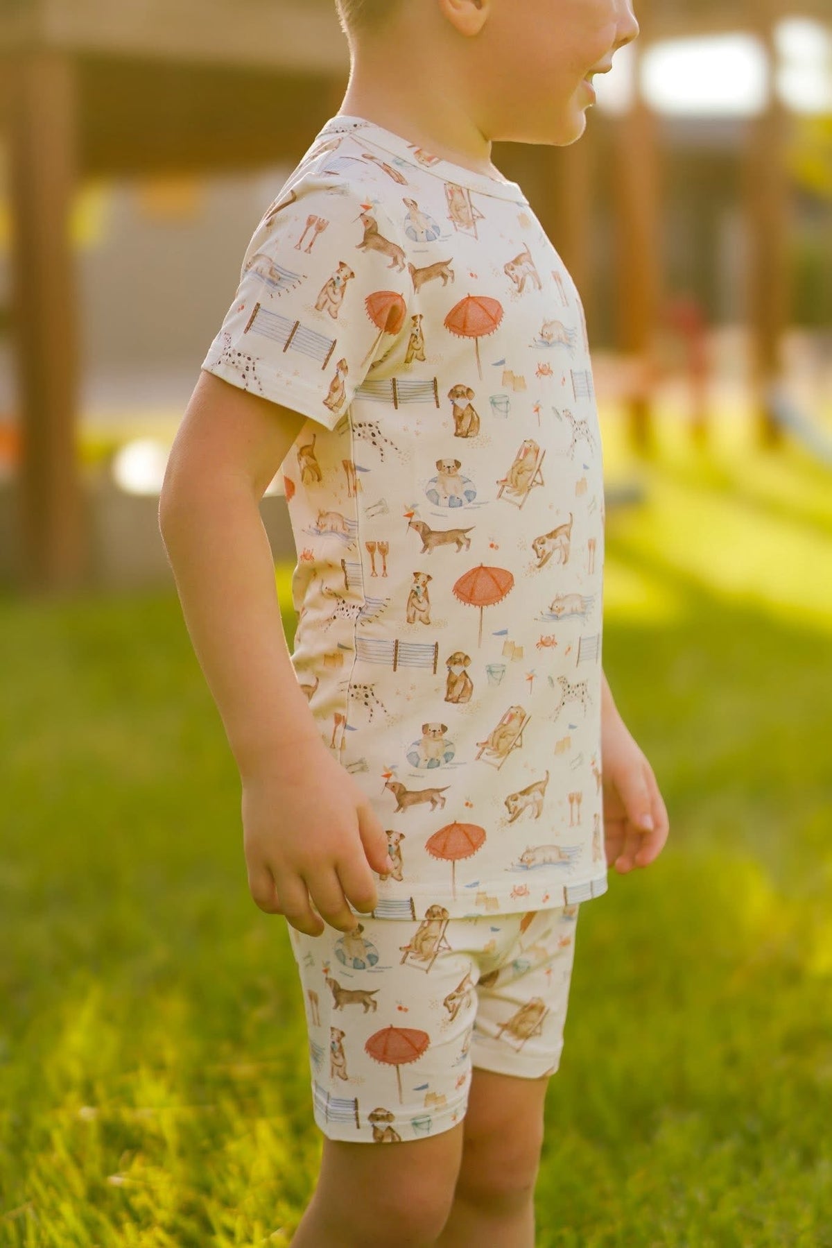 Beach Pawty 2pc Bamboo Pajamas — Little Joy Co.